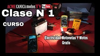 Curso Gratis De Electricidad MOTONETAS Y MOTOCICLETAS [upl. by Aleakam]