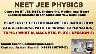 What is Magnetic Flux   Session 2 [upl. by Nosnehpets890]