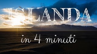 ISLANDA IN 4 MINUTI  Iceland road trip [upl. by Donatelli39]