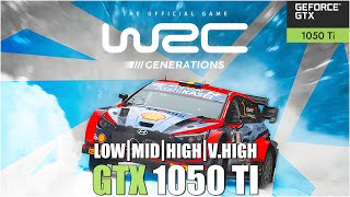 WRC Generations  The FIA WRC Official Game  All Settings Tested  GTX 1050 TI FPS TEST [upl. by Radloff]