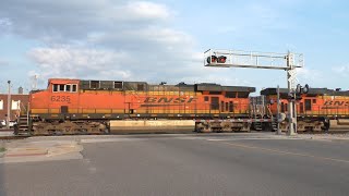 8262021  Empty BNSF Coal Train at Centralia IL [upl. by Gerfen]