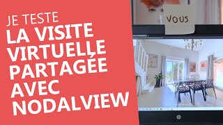 je teste la Visite Virtuelle Live avec Nodalview  et cest top [upl. by Sidras]