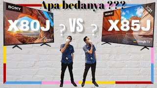 jangan salah pilih buat nonton atau main game  perbedaan X80J vs X85J sony [upl. by Corby346]