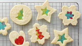 Easy Stained Glass Holiday Cookies  Pillsbury Recipe [upl. by Spada601]