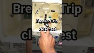 ACB Breakar Trip amp Close test electrical shorts [upl. by Dorri237]