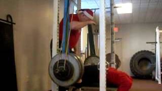 Dana Rosenzweig  390 Lbs x 4 RAW Band Suspended Bench [upl. by Burget702]