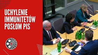 Sejm Uchylenie immunitetów posłom PiS [upl. by Malcolm616]