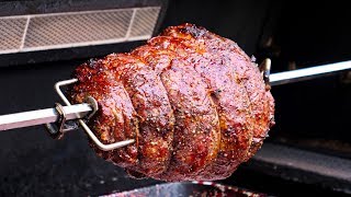 How To Rotisserie a Sirloin Roast [upl. by Hey416]