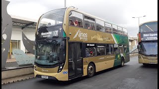 X70 Go North East ADL Enviro 400 MMC 6339 YX69 NPC [upl. by Tranquada]