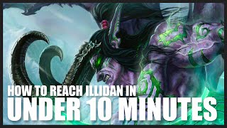 Demon Hunter Black Temple Skip  Get to Illidan in Under 10 Min  World of Warcraft Legion Guide [upl. by Darahs]