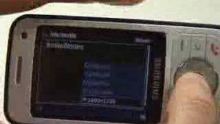 Samsung SGH i450 Kamera [upl. by Eiralav228]