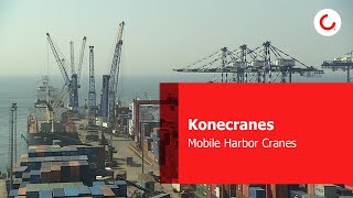 Mobile Harbor Cranes in Container Handling [upl. by Frissell]