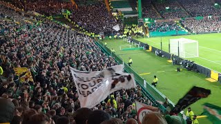 Celtic 2  1 Lazio  Atmosphere Goal Celebrations Julien Winner Last 6 Minutes  Europa League [upl. by Darrin159]