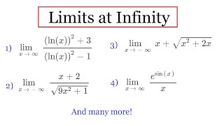 10 Limits at Infinity [upl. by Davy233]