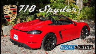 2020 Porsche 718 Spyder  a Fivepart Review [upl. by Nomelc767]