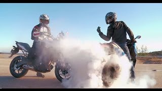 City Bike Shootout BMW C600 Sport vs Honda NC700X vs Kawasaki Versys  On Two Wheels [upl. by Sdlonyer]