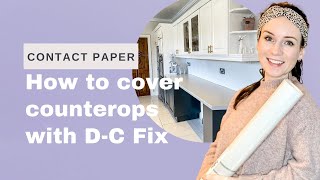 HOW TO APPLY DC FIX CONTACT PAPER  BUDGET KITCHEN MAKEOVER  PEEL AND STICK COUNTERTOP SHORTS [upl. by Dara]