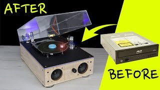 How to turn PC CDROM into Vintage Record Player Style [upl. by Ayam]