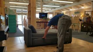 Serta Augustine Convertible Sleeper Sofa  Furniture in the Raw [upl. by Fan]