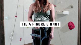 How to Tie a Figure 8 Knot Basic Belaying Knot  BeAlive in 45 [upl. by Sinne]