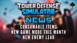 TDS News 41724  Consumable Items New Gamemode and New Enemy [upl. by Pinkham]