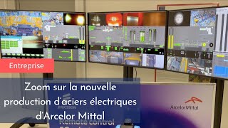 Zoom sur la nouvelle production d’aciers électriques d’Arcelor Mittal [upl. by Chastain]