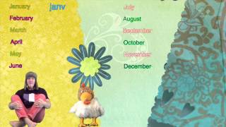 Learning French  French For Kids  Learn the Months amp Basic Words in French [upl. by Ihtraa]