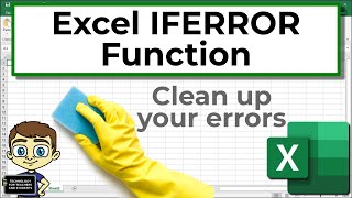 How To Use The IFERROR Function In Excel  The Easy Way [upl. by Rexanne]