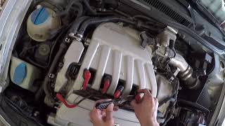 How to Pull  Replace coil packs on 24V VR6 [upl. by Benedicta276]