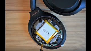 Sony WH1000XM3 Battery Troubleshooting Repair or Replacement Walkthrough  Teardown and Fix [upl. by Agneta]