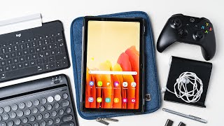 Samsung Galaxy Tab A7 Best Accessories [upl. by Einneb]