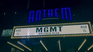 Little Dark Age Tour  MGMT  The Anthem  March 15 2018  Wash DC [upl. by Neelram]