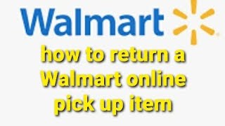 how to get a refund from Walmart pickup order [upl. by Zerk]