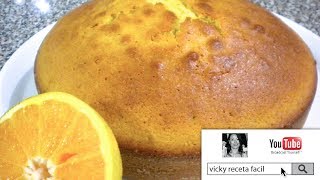 PAN DE NARANJA  VickyRecetaFacil [upl. by Flita]