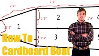 How to Make a Cardboard boat  That Wins [upl. by Aleda]