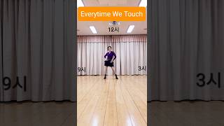 Everytime We Touch Linedance Demo Improver 그레이스J 라인댄스블라썸 [upl. by Anetsirk]