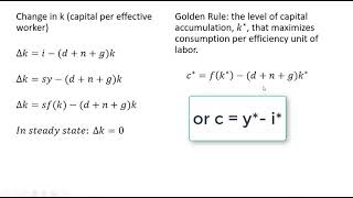 Solow Growth Model Part V Technological Change [upl. by Notnelc969]