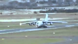 Russian Plane Dramatic Close Call taking off from Australia [upl. by Ahsiemak]