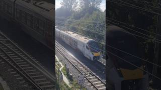 1P40 745006 passes Motts Lane footbridge for Norwich [upl. by Reid]