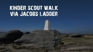 Kinder scout walk via Jacobs ladder the peak district Edale [upl. by Gillett]