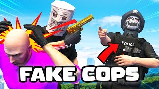 The Worst FAKE COPS In GTA 5 RolePlay [upl. by Yenettirb867]