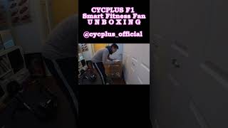 Unboxing Cycplus F1 Smart Fitness Fan Short [upl. by Nadabus65]