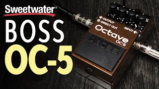 BOSS OC5 Octave Pedal Demo [upl. by Ydnam]