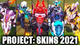 All New DWG Skins Spotlight 2021  Jhin Nidalee Leona Twisted Fate Kennen League of Legends [upl. by Toms]