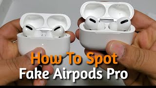 How To Spot Fake Airpods Pro Easily  Fake VS Real Aipods Pro [upl. by Sreip610]