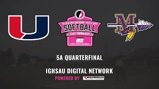 2024 IGHSAU State Softball 5A Quarterfinal Muscatine vs Urbandale [upl. by Alyose]