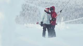 Explore the frosty winter in arctic InariSaariselkä Finnish Lapland [upl. by Rodenhouse]