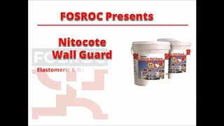 Painting cum Exterior Wall CoatingFosroc Nitocote Wallgaurd [upl. by Jews]