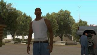 What Happens If You Follow The Orange Loading Screen Character in GTA San Andreas Secret Cutscene [upl. by Emarej156]