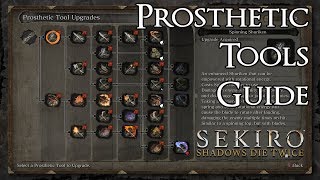 Sekiro Shadows Die Twice  Prosthetic Tools Guide [upl. by Oahc]